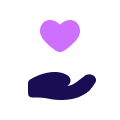 hand and heart icon